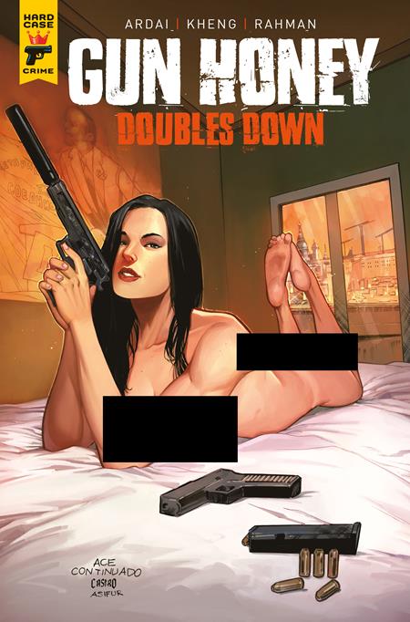 GUN HONEY DOUBLES DOWN NUDE #1-4 PACK (MR) Titan Comics Charles Ardai Ang Hor Kheng Kendrick Lim, Sozomaika, Seage, Ace Continuado PREORDER
