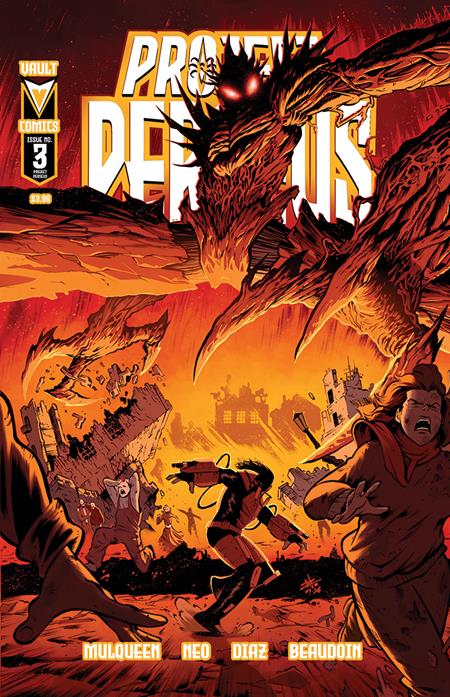 PROJECT PERSEUS #3 CVR A EDISON NEO Vault Comics Jack Mulqueen Edison Neo Edison Neo PREORDER