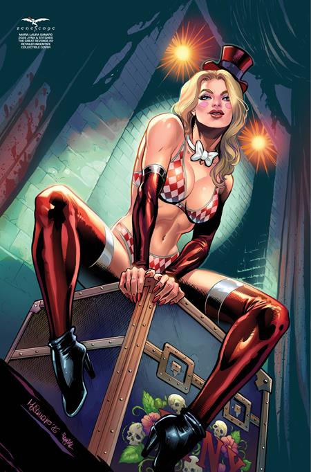 JYNX AND STITCHES THE GREAT REVENGE #2 (OF 3) CVR D INC 1:20 MARIA LAURA SANAPO VAR Zenescope Entertainment Joe Brusha Hakan Aydin Maria Laura Sanapo PREORDER