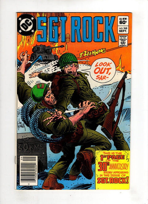 Sgt. Rock, Vol. 1 #368 (1982) Newsstand Edition  Newsstand Edition  Buy & Sell Comics Online Comic Shop Toronto Canada