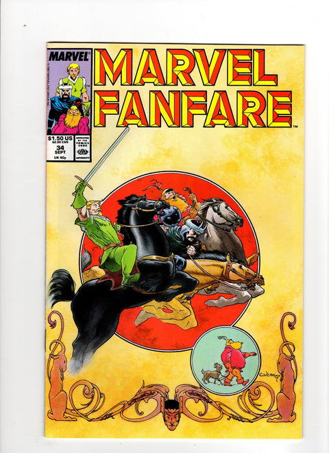 Marvel Fanfare, Vol. 1 #34 (1987)      Buy & Sell Comics Online Comic Shop Toronto Canada