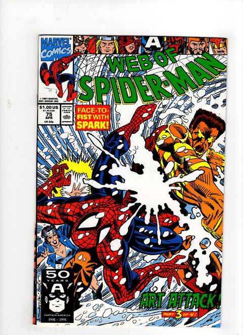 Web of Spider-Man, Vol. 1 #75 (1991)      Buy & Sell Comics Online Comic Shop Toronto Canada