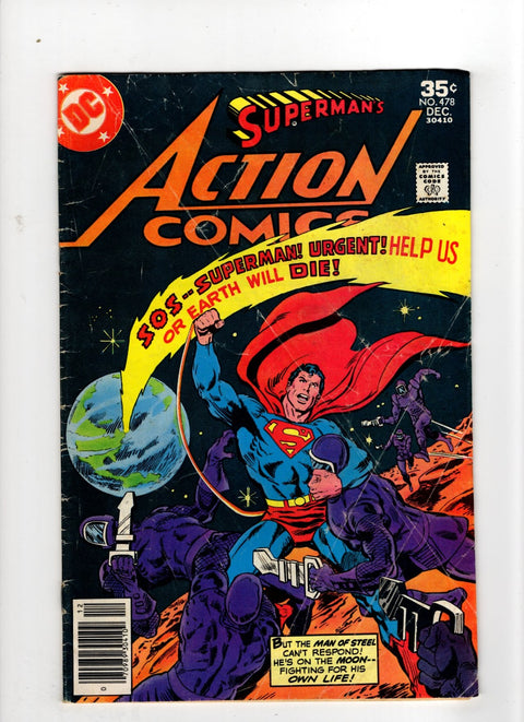 Action Comics, Vol. 1 #478 (1977)      Buy & Sell Comics Online Comic Shop Toronto Canada