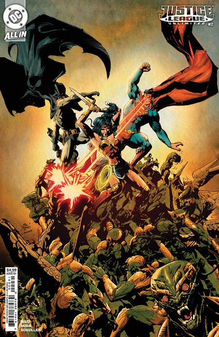 JUSTICE LEAGUE UNLIMITED #2 CVR C MIKE DEODATO JR CARD STOCK VAR DC Comics Mark Waid Dan Mora Mike Deodato Jr PREORDER