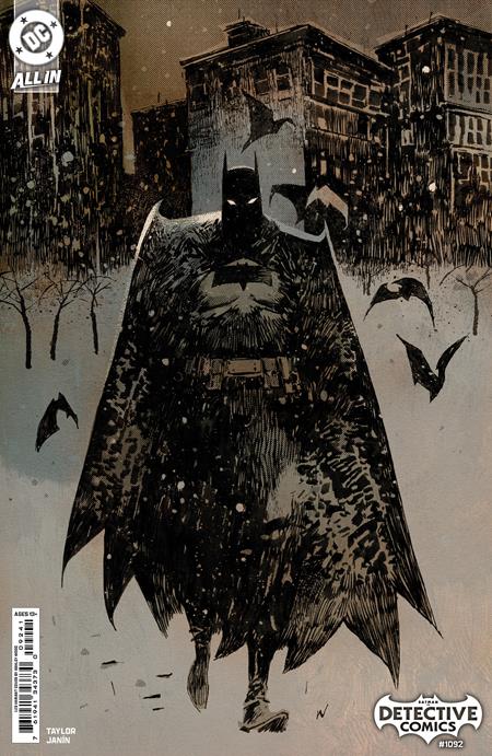 DETECTIVE COMICS #1092 CVR D INC 1:25 ASHLEY WOOD CARD STOCK VAR DC Comics Tom Taylor Mikel Janin Ashley Wood PREORDER