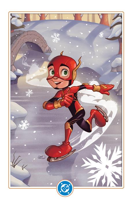 FLASH #16 CVR D CHRISSIE ZULLO DC WINTER WONDERLAND CARD STOCK VAR DC Comics Simon Spurrier Vasco Georgiev Chrissie Zullo PREORDER