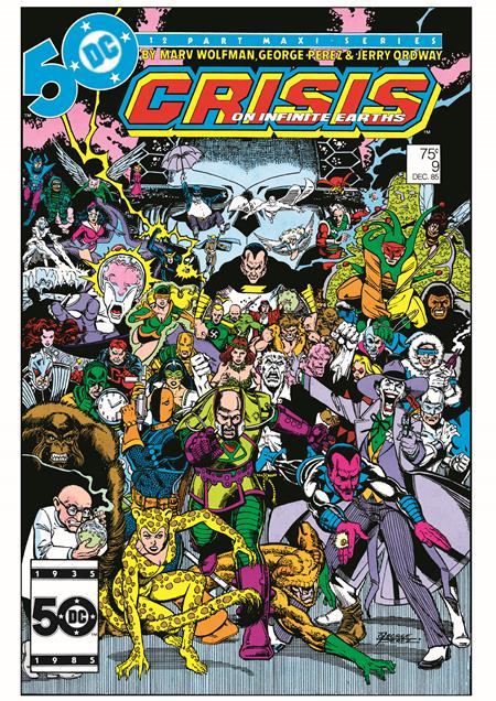 CRISIS ON INFINITE EARTHS #9 FACSIMILE EDITION CVR A GEORGE PEREZ DC Comics Marv Wolfman George Perez, Jerry Ordway George Perez PREORDER