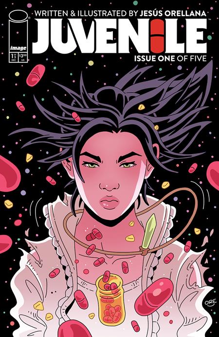 JUVENILE #1 (OF 5) CVR B JESUS ORELLANA BLACK VAR Image Comics Jesus Orellana Jesus Orellana Jesus Orellana PREORDER