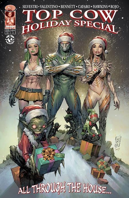 TOP COW HOLIDAY SPECIAL ALL THROUGH THE HOUSE #1 (ONE SHOT) Image Comics Marguerite Bennett, Matt Hawkins, Marc Silvestri Tina Valentino, Giuseppe Cafaro, Atilio Rojo, Arif Prianto Marc Silvestri, Arif Prianto PREORDER