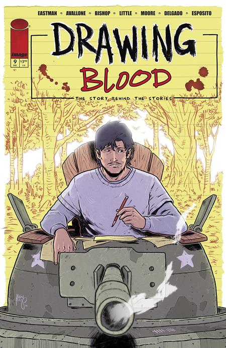 DRAWING BLOOD #9 (OF 12) CVR B BEN BISHOP VAR Image Comics David Avallone, Kevin Eastman Ben Bishop, Kevin Eastman, Troy Little Ben Bishop PREORDER