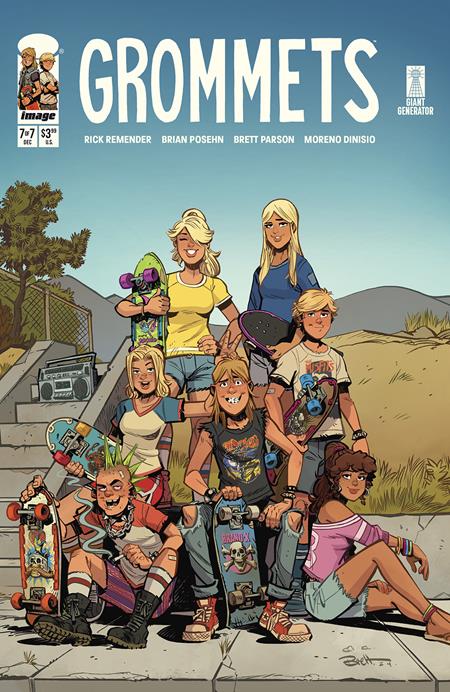 GROMMETS #7 (OF 7) CVR A BRETT PARSON Image Comics Rick Remender, Brian Posehn Brett Parson, Moreno Dinisio Brett Parson PREORDER