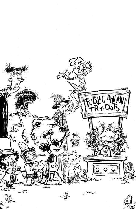 I HATE FAIRYLAND (2022) #18 CVR D INC 1:25 SKOTTIE YOUNG B&W VIRGIN VAR (MR) Image Comics Skottie Young Brett Bean Skottie Young PREORDER