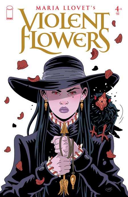 VIOLENT FLOWERS #4 (OF 4) CVR D JESUS ORELLANA VAR (MR) Image Comics Maria Llovet Maria Llovet Jesus Orellana PREORDER