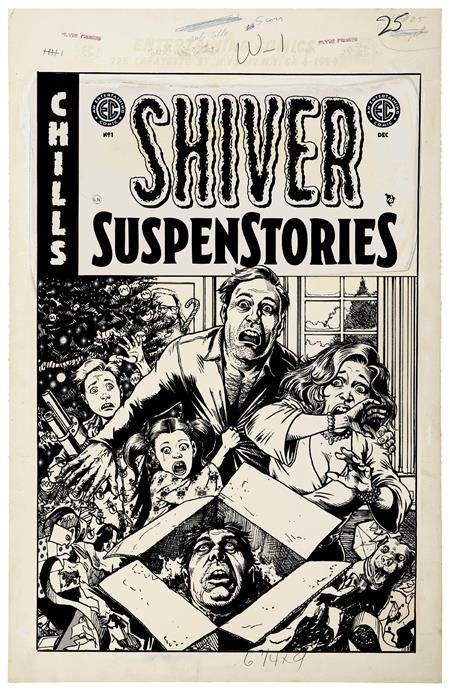 EC SHIVER SUSPENSTORIES #1 (ONE SHOT) CVR B ADAM HUGHES VAR Oni Press Jason Aaron, Bill Elder, Ben H Winters Kano, Bill Elder, Peter Krause Adam Hughes PREORDER