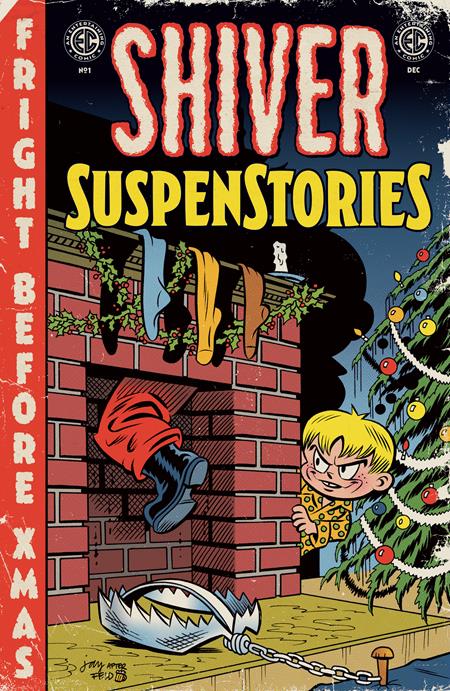 EC SHIVER SUSPENSTORIES #1 (ONE SHOT) CVR C INC 1:10 JAY STEPHENS HOMAGE VAR Oni Press Jason Aaron, Bill Elder, Ben H Winters Kano, Bill Elder, Peter Krause Jay Stephens PREORDER