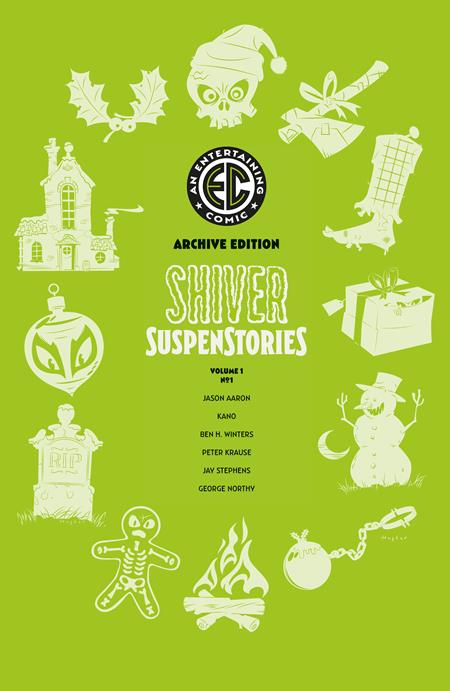 EC SHIVER SUSPENSTORIES #1 (ONE SHOT) CVR E INC 1:50 RIAN HUGHES EC ARCHIVE EDITION VAR Oni Press Jason Aaron, Bill Elder, Ben H Winters Kano, Bill Elder, Peter Krause Rian Hughes PREORDER