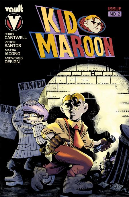 KID MAROON #2 (OF 4) CVR A VICTOR SANTOS Vault Comics Christopher Cantwell Victor Santos Victor Santos PREORDER