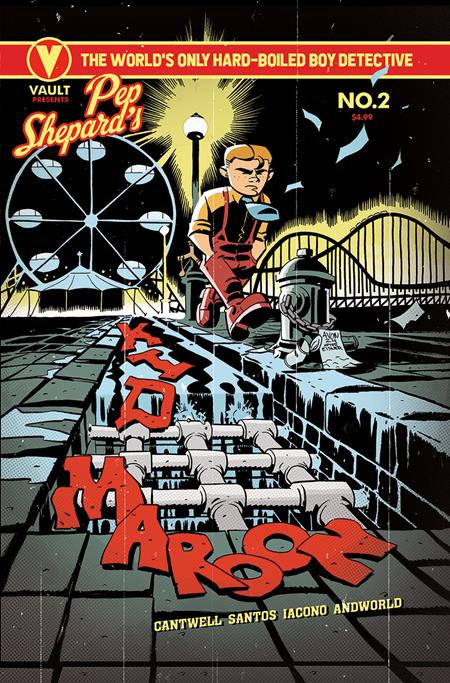 KID MAROON #2 (OF 4) CVR D INC 1:20 MICHAEL AVON OEMING ALT ART VAR Vault Comics Christopher Cantwell Victor Santos Michael Avon Oeming PREORDER