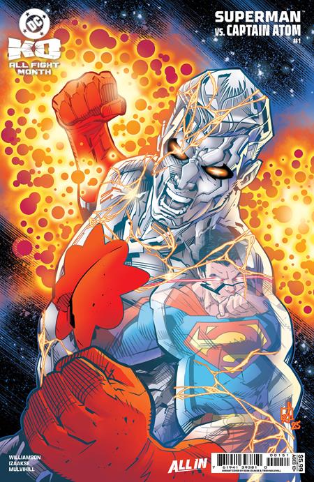 DC K.O. Superman Vs [Redacted] 1 Comic Sean Izaakse Variant DC Comics 2025