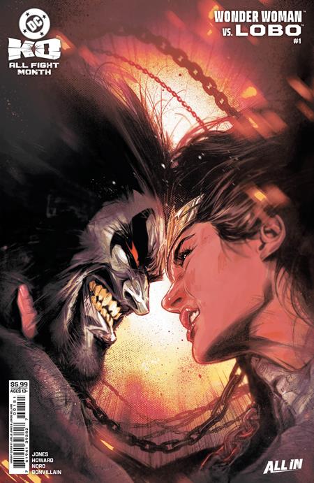 DC K.O.: Wonder Woman vs. Lobo 1 Comic Joelle Jones Variant DC Comics 2025