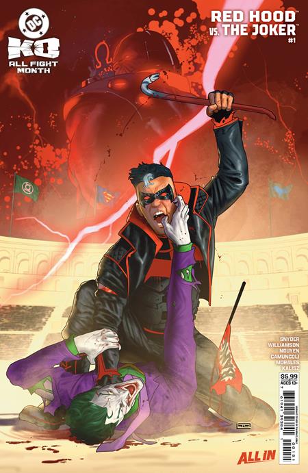 DC K.O. Red Hood Vs Joker 1 Comic Taurin Clarke Variant DC Comics 2025