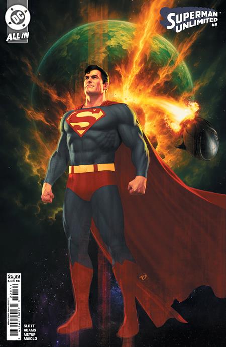 Superman Unlimited 8 Comic Ariel Olivetti Variant DC Comics 2025