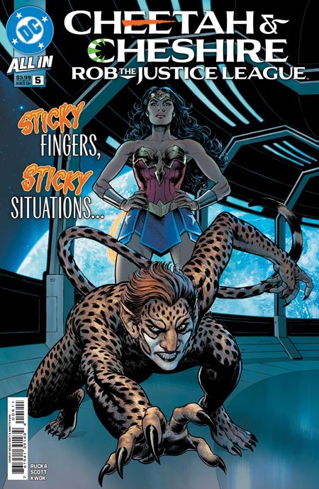 Cheetah and Cheshire Rob the Justice League 5 Comic Nicola Scott DC Comics 2025