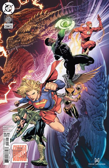 Justice League vs. Godzilla vs. Kong 2 6 Comic Carlo Pagulayan Variant DC Comics 2025