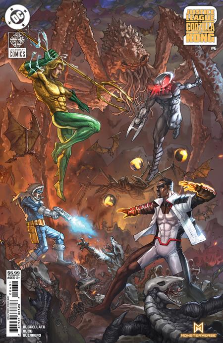 Justice League vs. Godzilla vs. Kong 2 6 Comic Alan Quah Variant DC Comics 2025