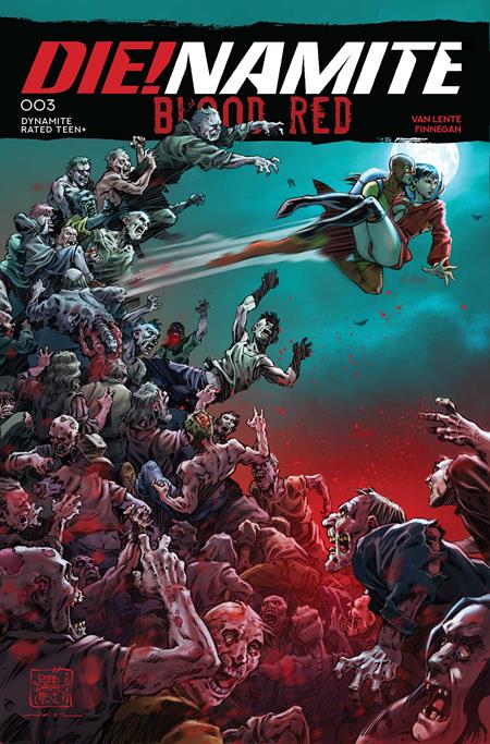 Die!Namite: Blood Red 3 Comic Roberto Meli Variant Dynamite Entertainment 2025