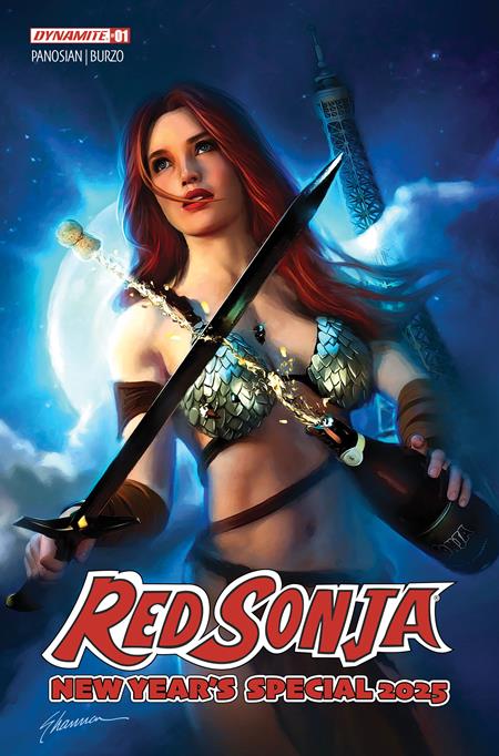 Red Sonja New Years Special 2025 1 Comic Shannon Maer Variant Dynamite Entertainment 2025
