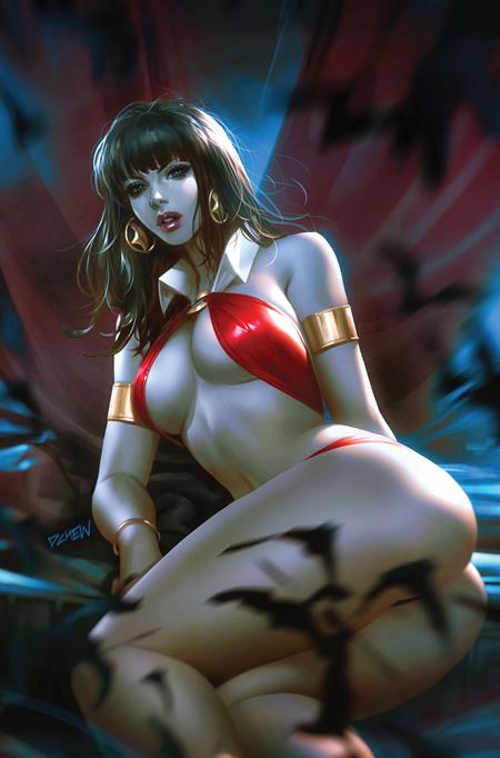 VAMPIRELLA #10 CVR K INC 1:15 DERRICK CHEW VIRGIN VAR DYNAMITE Entertainment Christopher Priest Davis Goetten Derrick Chew PREORDER