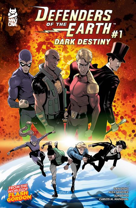 Defenders Of The Earth: Dark Destiny 1 Comic Vasco Georgiev Variant Mad Cave 2025