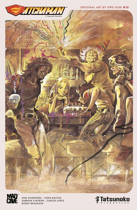 Gatchaman 15 Comic Ippei Kuri Variant Mad Cave 2025