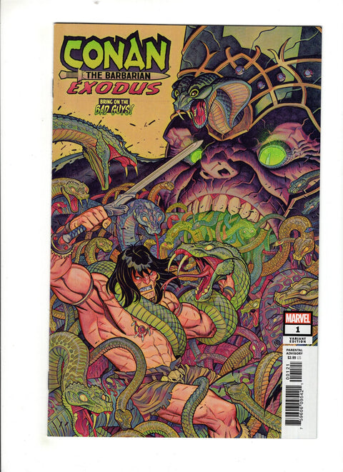 Conan The Barbarian: Exodus #1 (Cvr B) (2019) Nick Bradshaw Bring on the Bad Guys  B Nick Bradshaw Bring on the Bad Guys  Buy & Sell Comics Online Comic Shop Toronto Canada