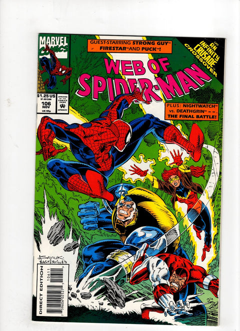 Web of Spider-Man, Vol. 1 #106 (1993)      Buy & Sell Comics Online Comic Shop Toronto Canada