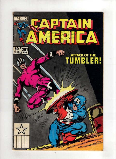Captain America, Vol. 1 #291 (1984) Stamp on cover  Stamp on cover  Buy & Sell Comics Online Comic Shop Toronto Canada