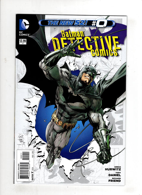 Detective Comics, Vol. 2 #0 (Cvr A) (2012) Tony S. Daniel  A Tony S. Daniel  Buy & Sell Comics Online Comic Shop Toronto Canada