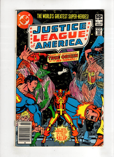 Justice League of America, Vol. 1 #192 (1981) Newsstand Edition  Newsstand Edition  Buy & Sell Comics Online Comic Shop Toronto Canada