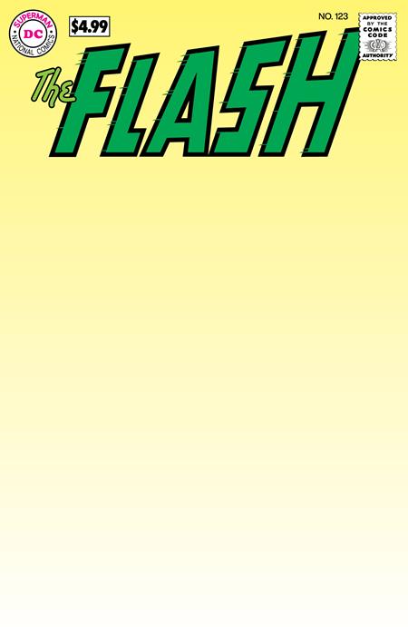 Flash, Vol. 1 #123H (2024) Facsimile 2024 Blank Variant