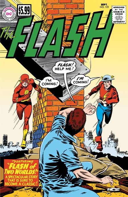Flash, Vol. 1 #123I (2024) Facsimile 2024 Foil Variant