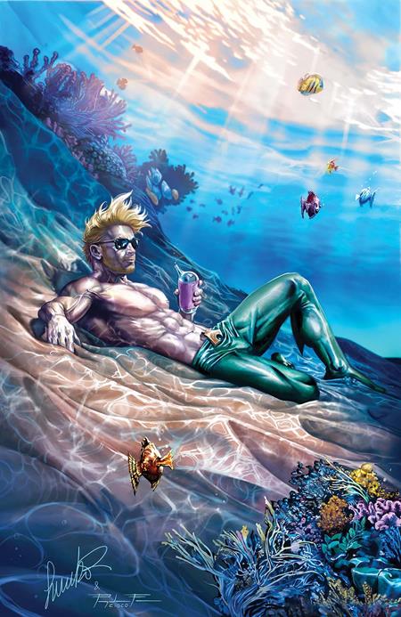 AQUAMAN #1 CVR F INC 1:25 SALVADOR LARROCA CARD STOCK VAR DC Comics Jeremy Adams John Timms Salvador Larroca PREORDER