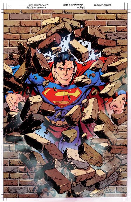 ACTION COMICS #1082 CVR D INC 1:25 TOM GRUMMETT CARD STOCK VAR DC Comics John Ridley Inaki Miranda Tom Grummett PREORDER