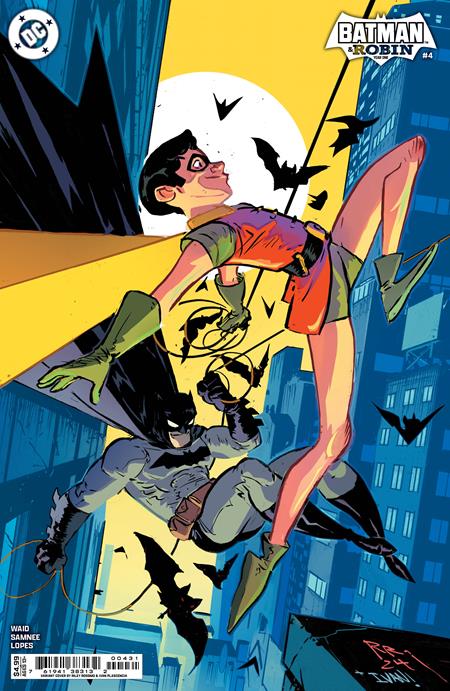 BATMAN AND ROBIN YEAR ONE #4 (OF 12) CVR C RILEY ROSSMO CARD STOCK VAR DC Comics Mark Waid, Chris Samnee Chris Samnee Riley Rossmo PREORDER