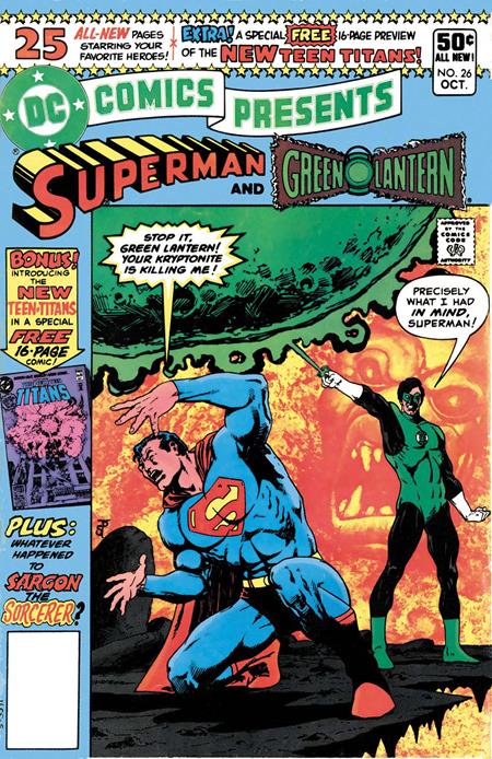 DC COMICS PRESENTS #26 FACSIMILE EDITION CVR A JIM STARLIN DC Comics Jim Starlin, Marv Wolfman Various Jim Starlin PREORDER