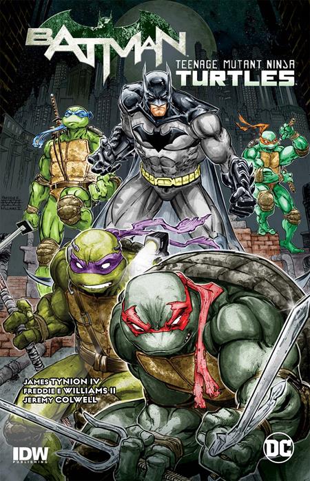 BATMAN TEENAGE MUTANT NINJA TURTLES TP VOL 01 (2025 EDITION) DC Comics James Tynion IV Freddie E. Williams II Freddie E. Williams II PREORDER