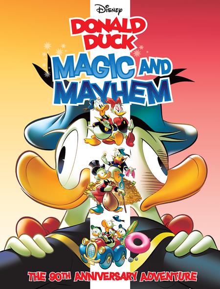 WALT DISNEYS DONALD DUCK HC MAGIC AND MAYHEM Fantagraphics Alberto Savini Vitale Mangiatordi Vitale Mangiatordi PREORDER