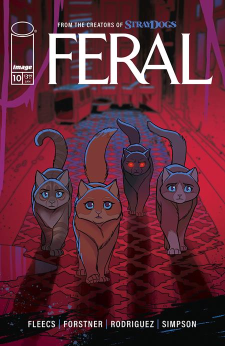 FERAL #10 CVR A TONY FLEECS & TRISH FORSTNER Image Comics Tony Fleecs Trish Forstner, Tone Rodriguez, Brad Simpson Tony Fleecs, Trish Forstner PREORDER