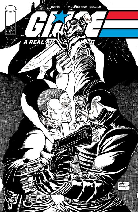 GI JOE A REAL AMERICAN HERO #313 CVR B ANDY KUBERT B&W VAR Image Comics Larry Hama Chris Mooneyham, Francesco Segala Andy Kubert PREORDER