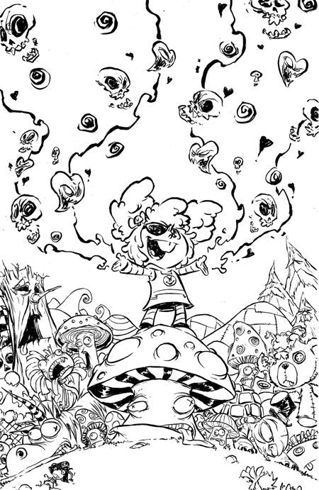 I HATE FAIRYLAND (2022) #19 CVR D INC 1:25 SKOTTIE YOUNG B&W VIRGIN VAR (MR) Image Comics Skottie Young Brett Bean Skottie Young PREORDER